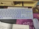 联想（Lenovo）无线键盘鼠标套装 键鼠套装 全尺寸键盘 商务办公 USB 适用笔记本台式机一体机 KN220/T221 紫色 实拍图