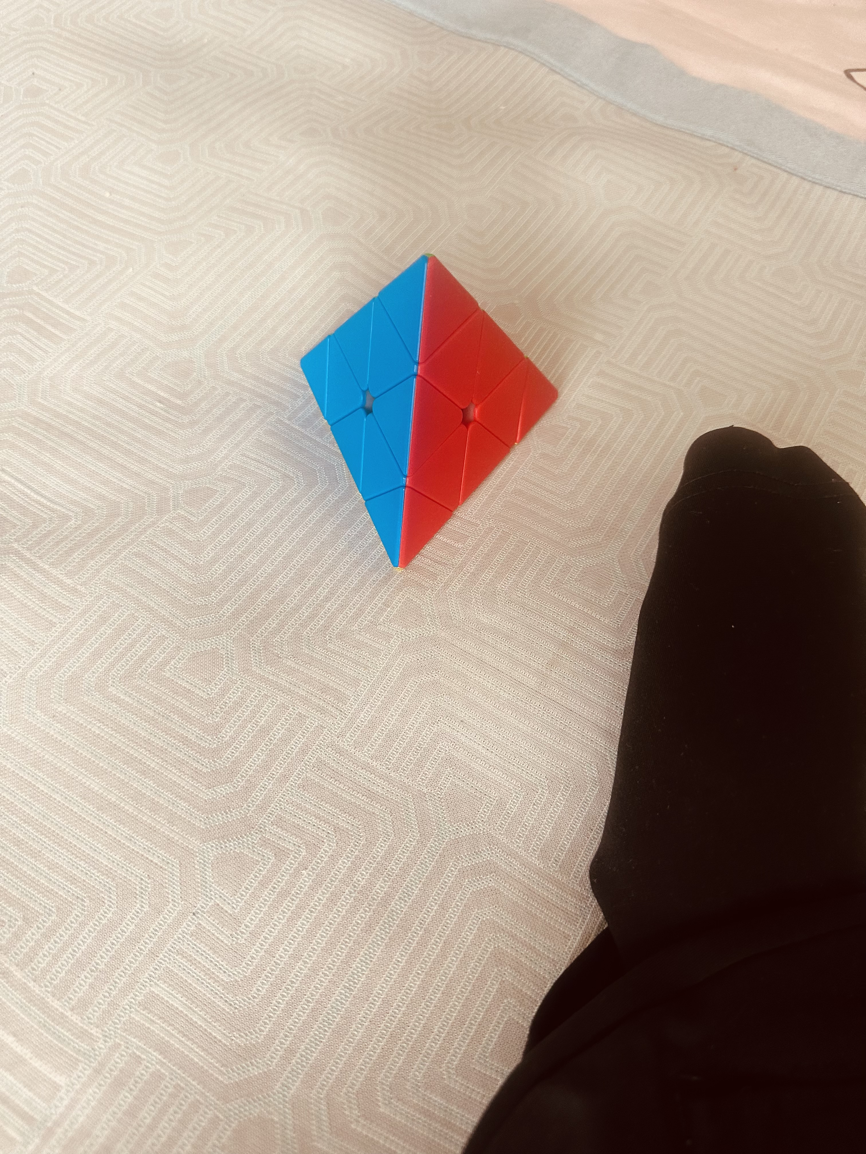 奇艺 战神M磁力金字塔魔方比赛男女小孩儿童益智玩具礼物送教程彩色 实拍图