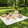 京东京造 户外野餐垫公园帐篷防潮垫露营垫超声波可机洗地垫繁花200*200cm 实拍图