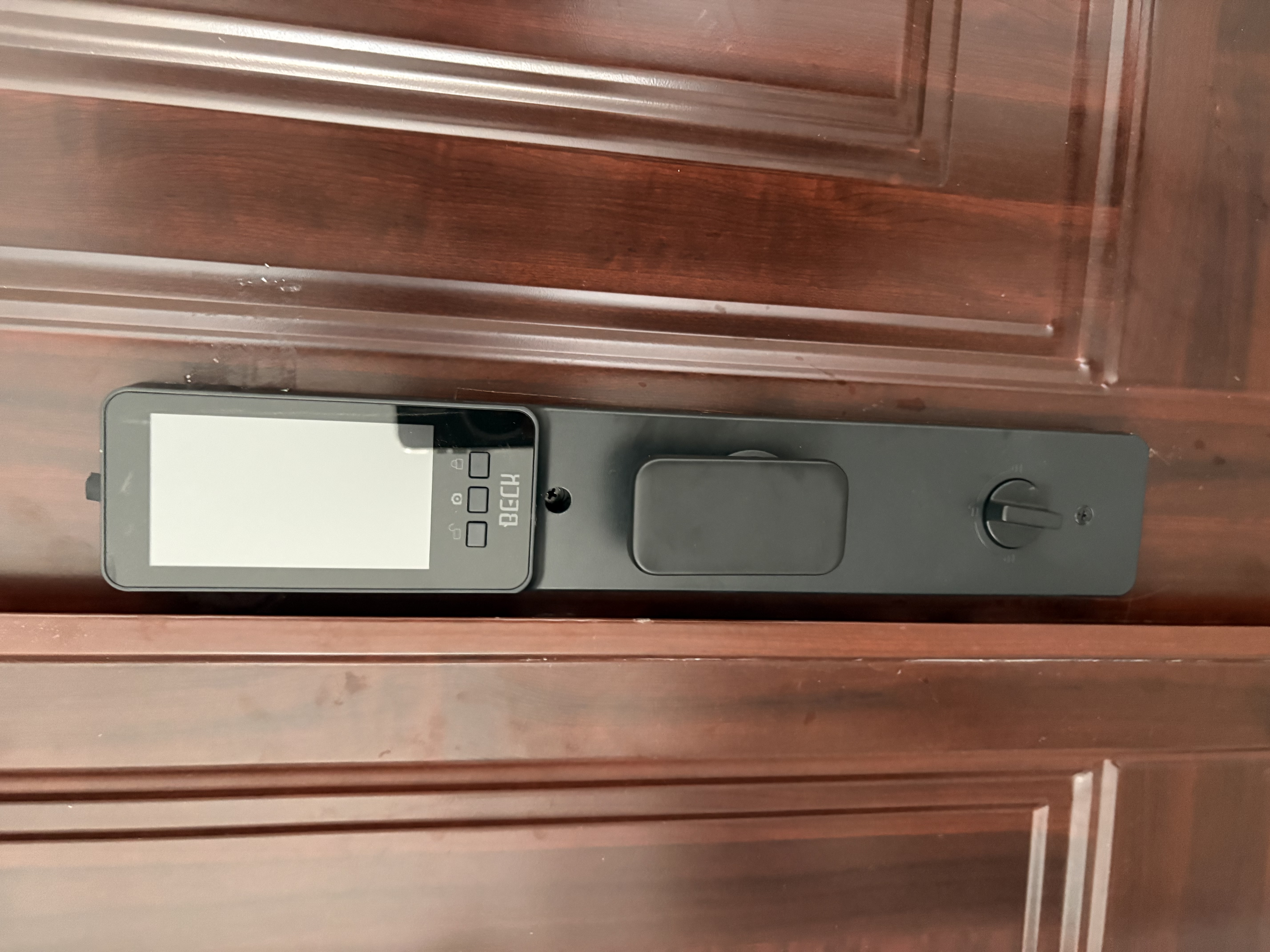 BECK人脸指纹锁家用智能门锁防盗密码锁智能锁入户门电子锁猫眼V6P 实拍图