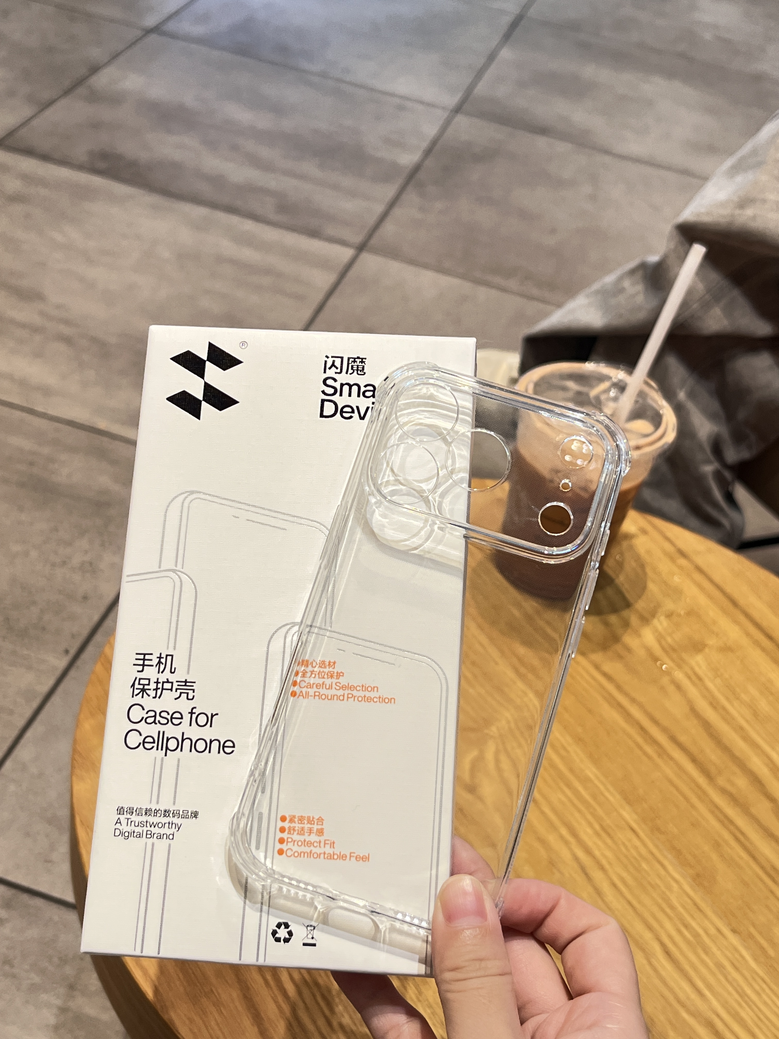 闪魔适用苹果18promax手机壳 iphone18promax气囊防摔保护套超薄镜头全包透明硅胶壳抗黄防磨防摔 实拍图