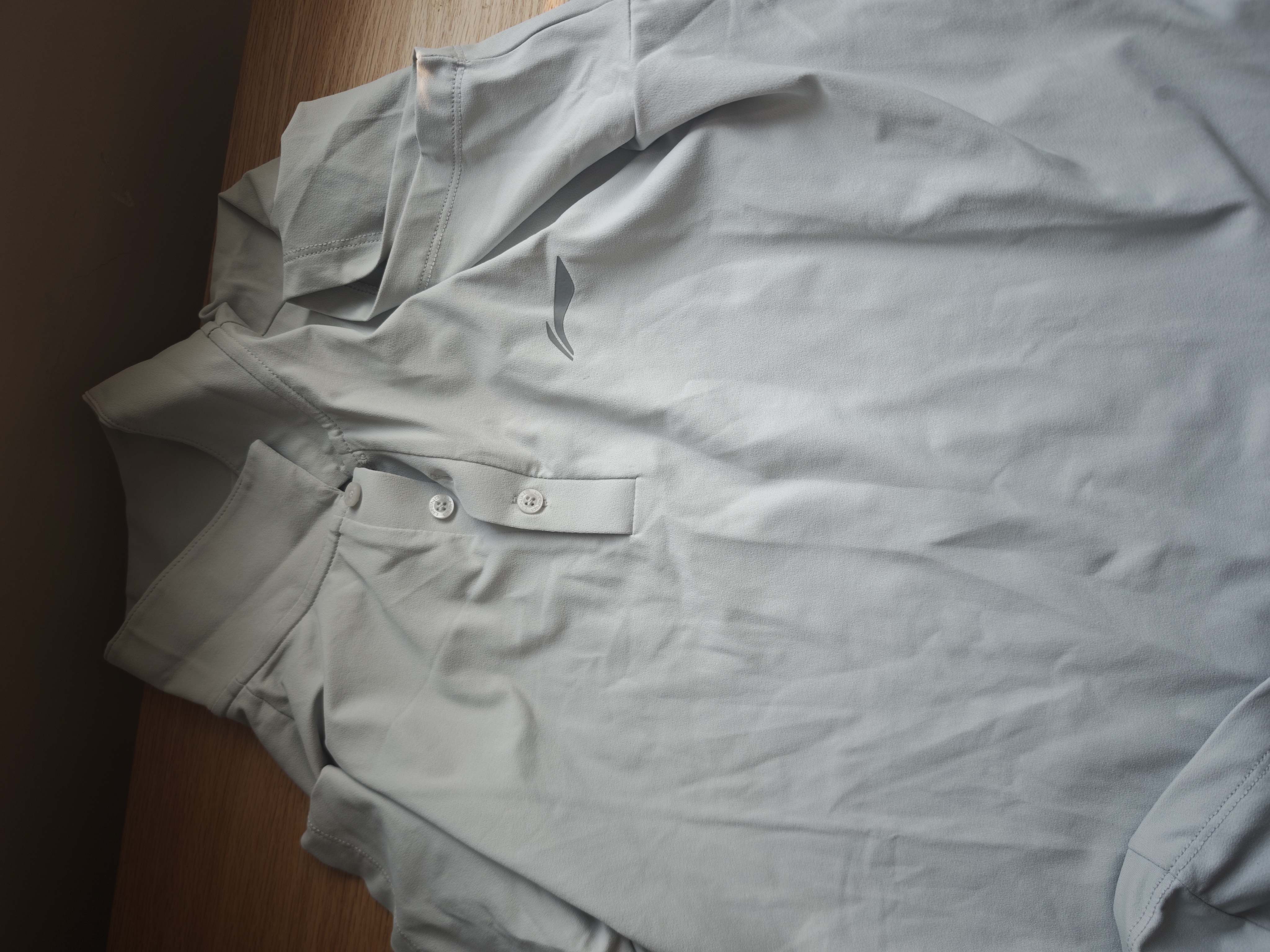 凡客诚品（VANCL）POLO衫男夏季户外防晒运动短袖男士宽松网孔透气速干t恤 绿 L 实拍图