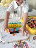 奥智嘉儿童玩具3-6岁3D立体蘑菇钉拼图益智拼豆专注训练男女孩生日礼物 实拍图