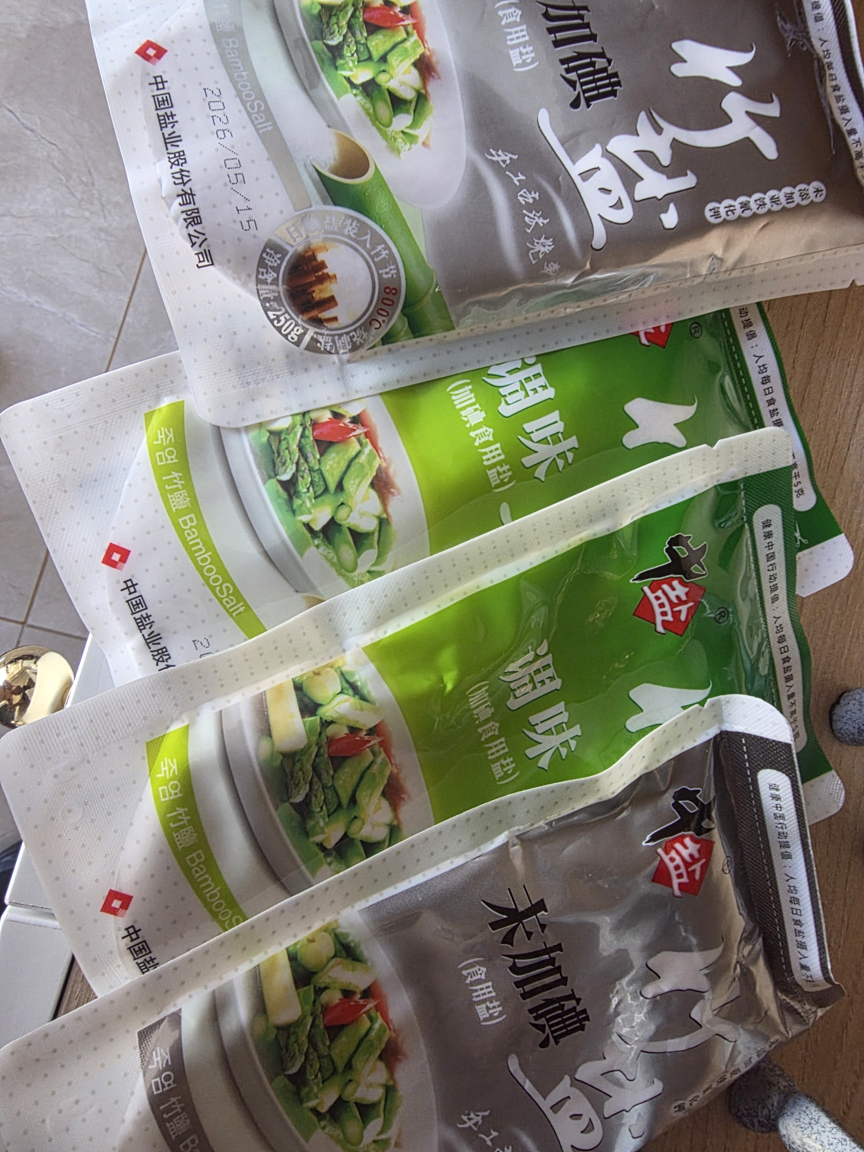 中盐 调味竹盐250g【加碘】高温煅烧 非遗工艺 味道鲜香 健康弱碱性盐 实拍图