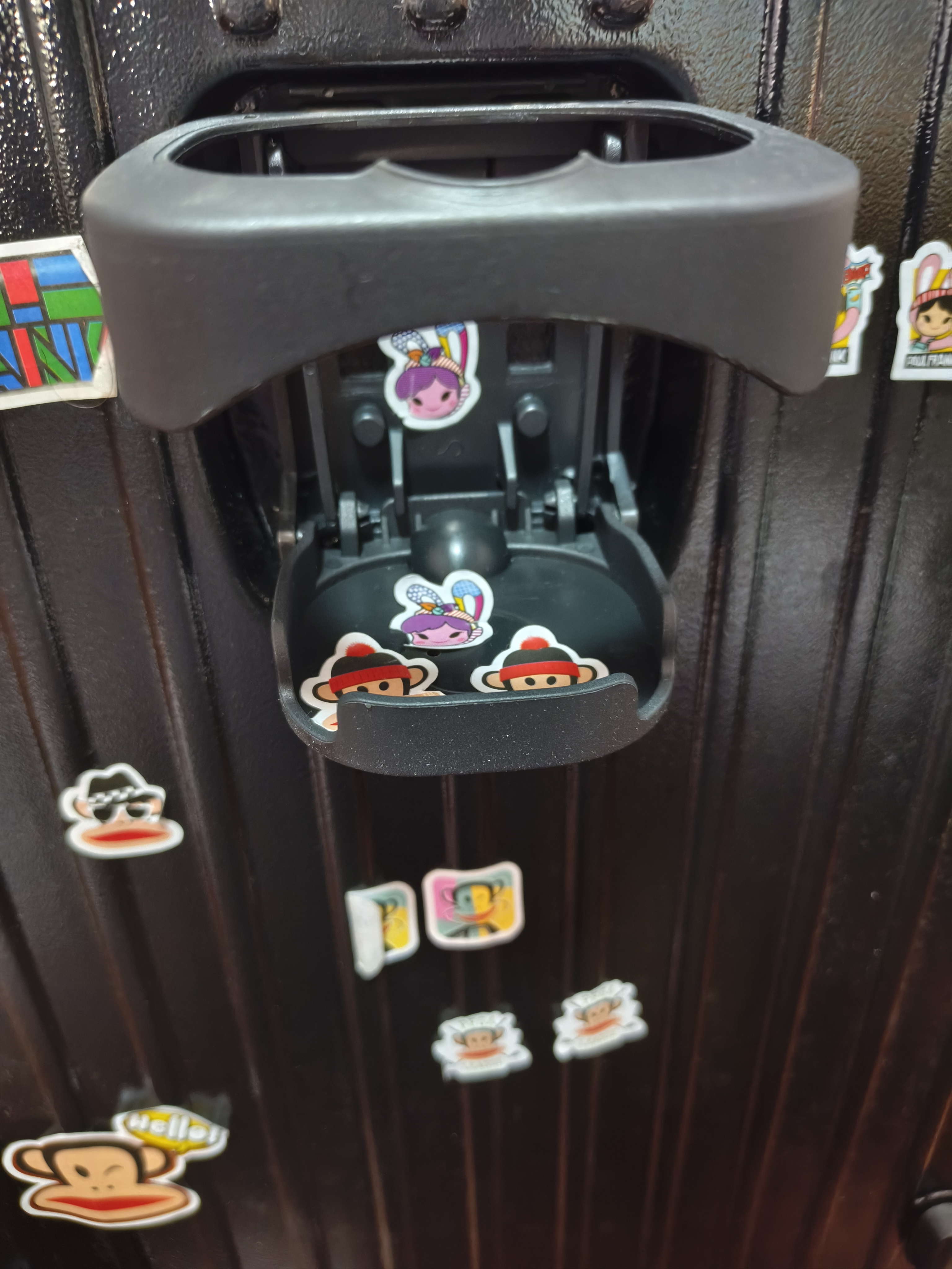 大嘴猴（paul frank）行李箱超大容量铝框拉杆箱女加厚旅行箱男28吋轻音万向轮密码箱 实拍图