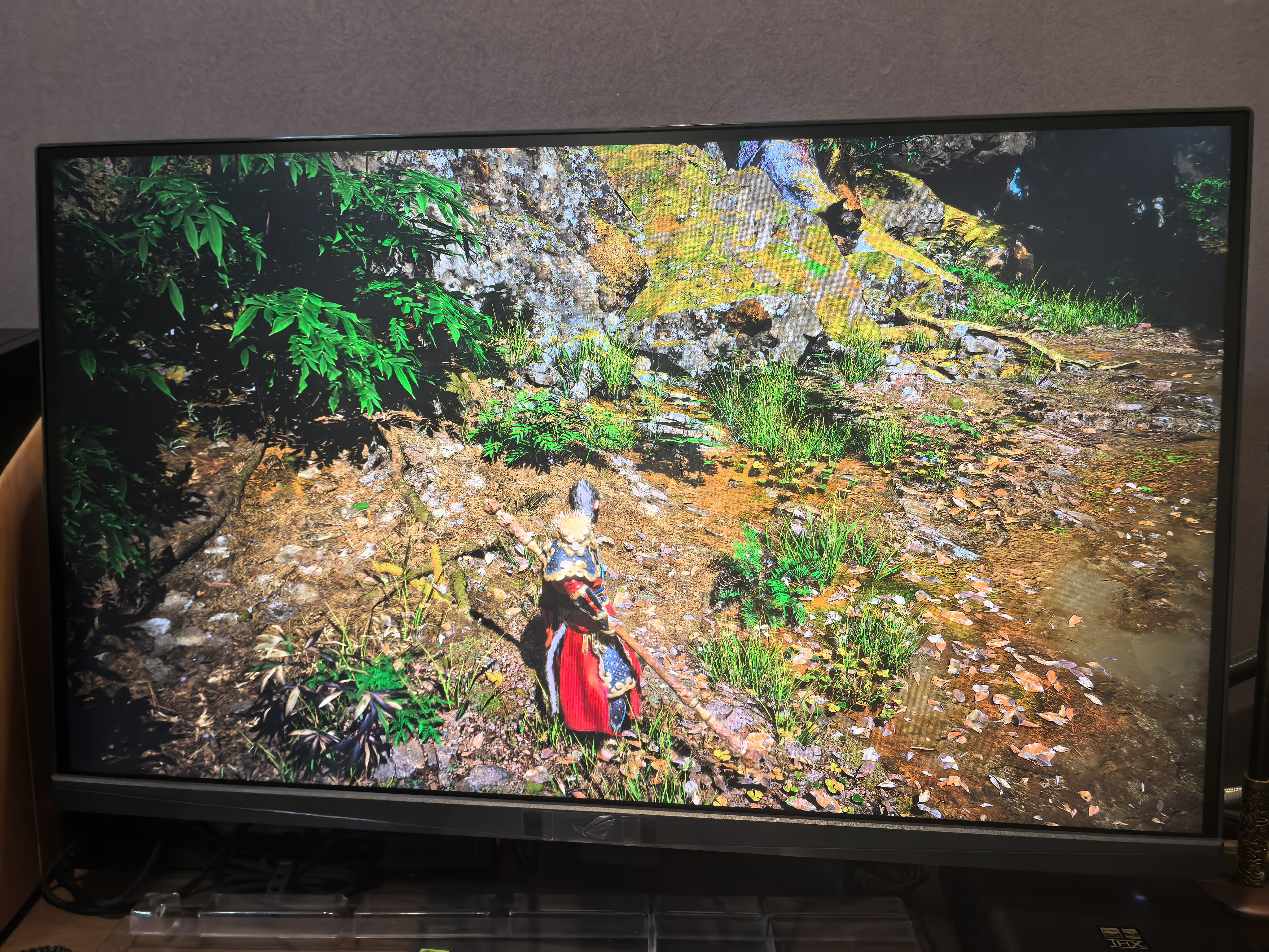 华硕ROG 绝杀27二代 XG27ACMES 27英寸显示器2K 240Hz电竞显示器2代超频255Hz HDR400 G-Sync HDMI 2.1 实拍图