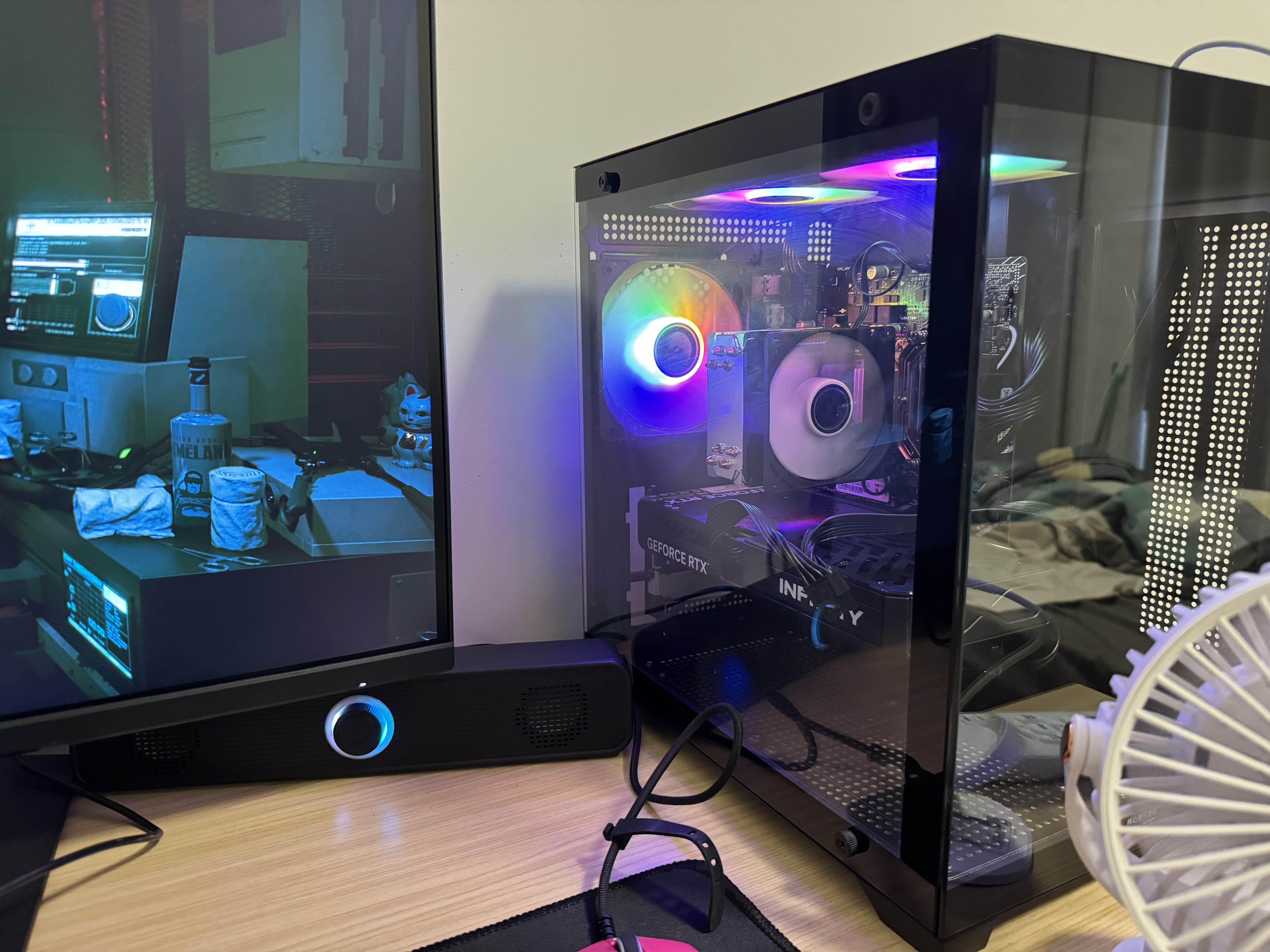 华硕（ASUS）ROG全家桶 英特尔酷睿14代i5/i7台式电脑游戏主机5060ti/5070直播设计三角洲黑神话水冷整套海景房 单主机【六年质保+豪华键鼠礼包】 热销四：14代i5-14490F丨1 实拍图