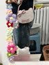 COW&KITTY2026新款通用学生女士单肩斜挎包单肩包旅游包生日礼物 樱花粉【挂件礼盒礼袋】 长20.5cm宽9cm高16cm 实拍图