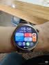 华为HUAWEI WATCH 5 46mm 基础款不锈钢表壳星河蓝素皮复合表带首创X-TAP智感窗eSIM通话手表 实拍图