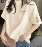 真维斯（Jeanswest）纯棉内搭打底衫女夏季宽松高级感上衣服慵懒风休闲圆领短袖t恤女 实拍图