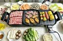 新厨夫升级版麦饭石电火锅烤肉一体多功能锅商用无烟烤串机电烧烤炉家用烤肉锅电烤盘不粘烤肉盘电烤蒸锅 【超特大焕新升级】 可分离鸳鸯 2层 实拍图