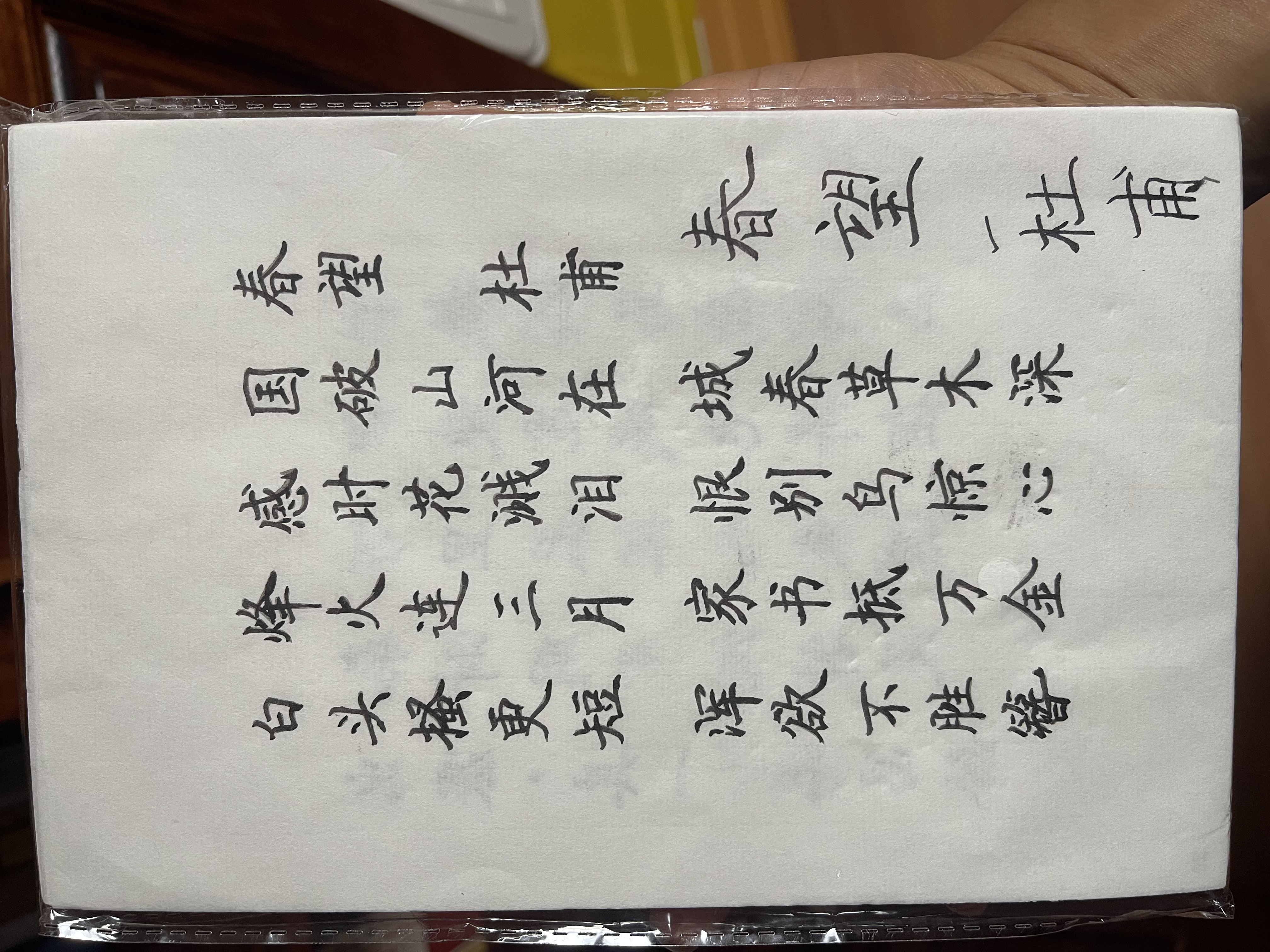 六品堂开学季毛笔字帖小楷临摹描红书法入门练习软笔手抄本专用半生熟 唐诗宋词诗经纳兰词【400张】 实拍图