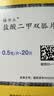 【原研药】格华止 盐酸二甲双胍片 0.5g*20片/盒 9盒装 实拍图