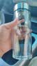 希诺双层玻璃杯男家用办公泡茶杯子车载过滤水杯中秋节礼物XN-9302 实拍图