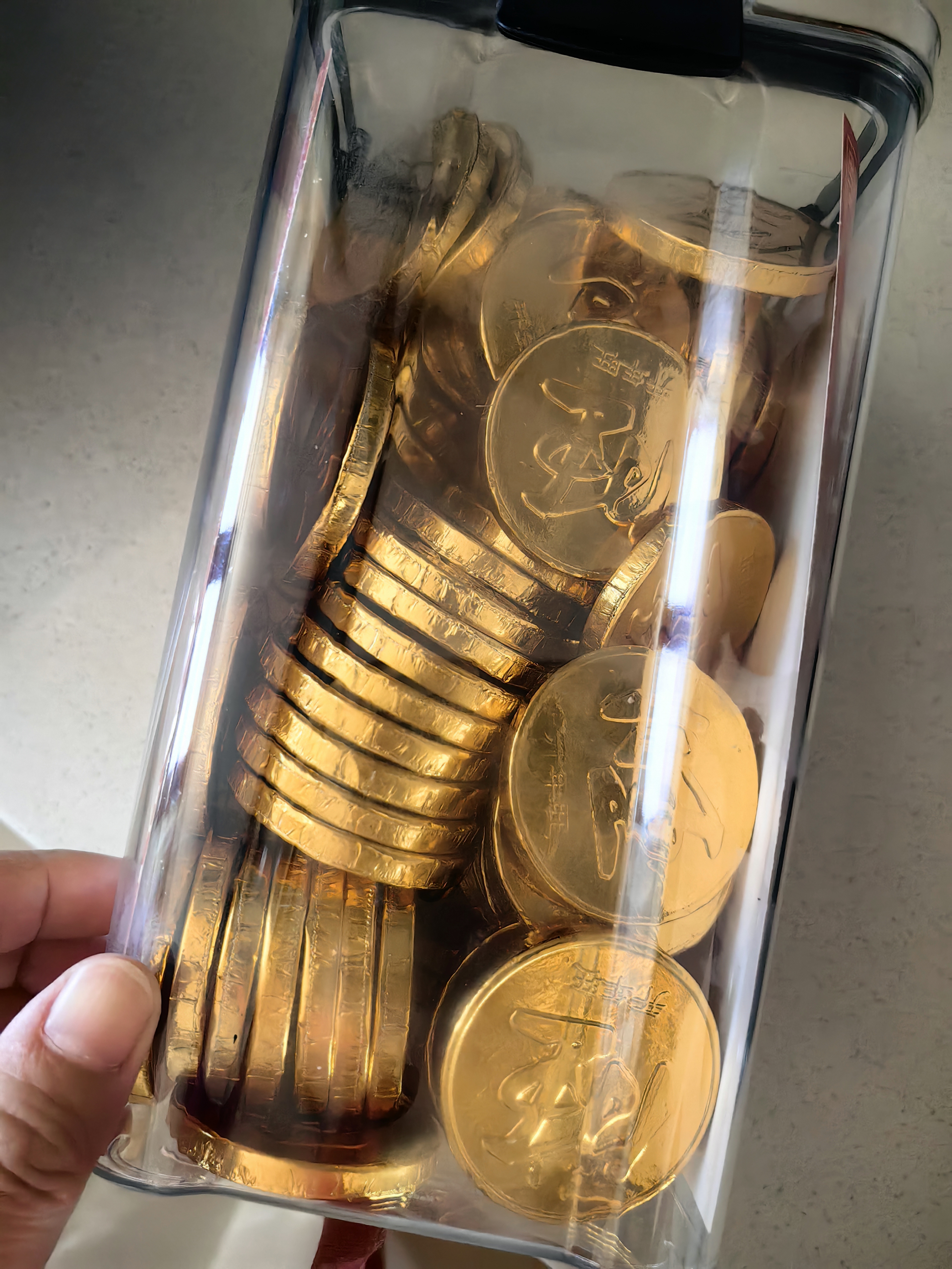 怡浓金典金币巧克力纯可可脂散装800g桶装教师节礼物糖果零食烘焙 实拍图