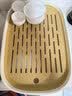 拜杰茶盘茶托 沥水托盘茶海放茶杯功夫茶具储水沥水盘托盘 长方形大号 实拍图