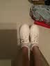 Bata拔佳小白鞋女春秋通勤牛皮厚底运动板鞋休闲鞋 实拍图
