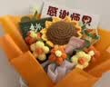 IMVE教师节礼物送女老师高档实用幼儿园向日葵编织混搭花束纪念伴手礼 实拍图