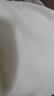 Mr.Bu布先生明星同款男士长袖T恤春秋季小白T情侣内搭打底衫纯色衣服 圆领-皓月白 S (165) 实拍图