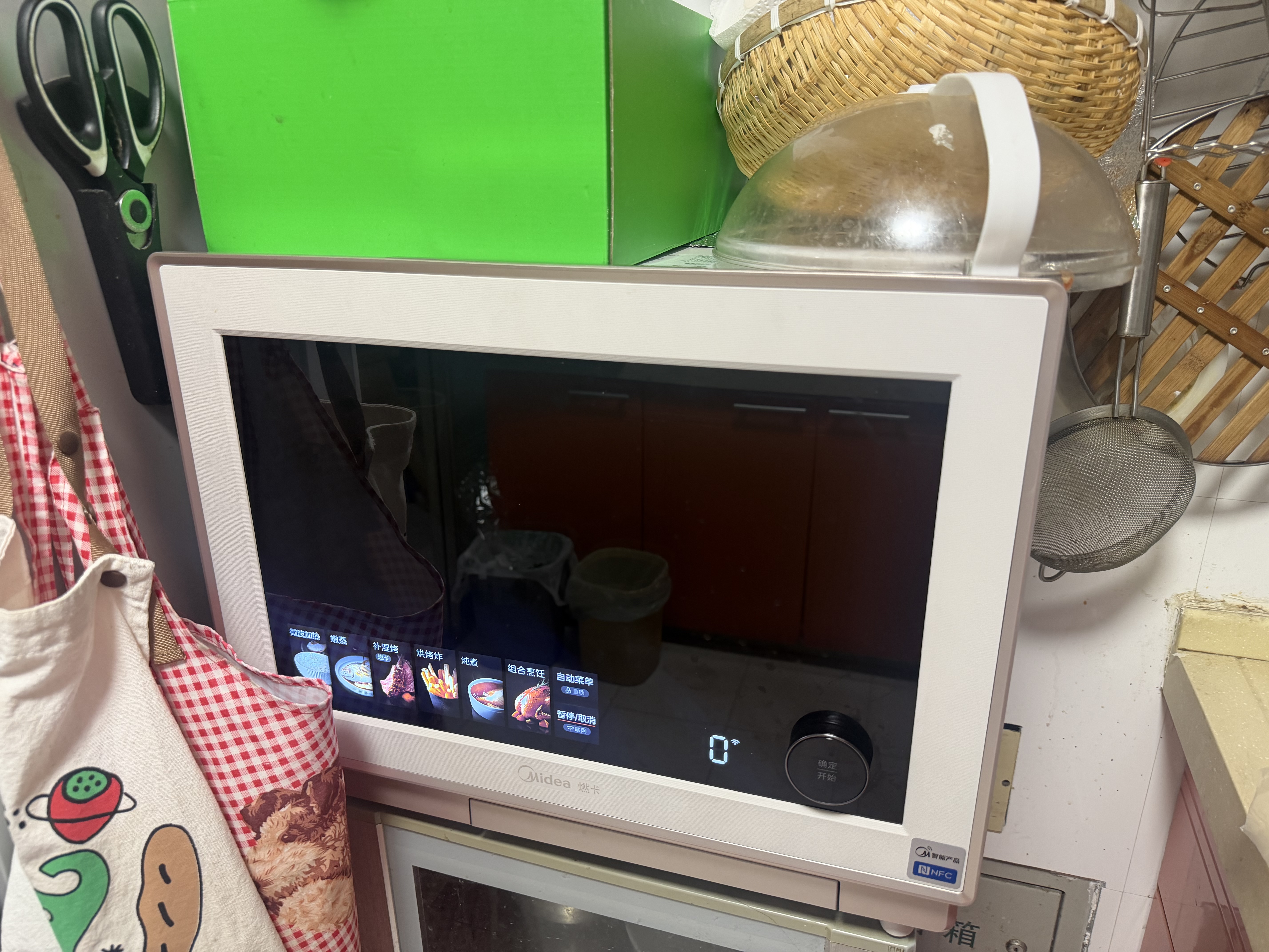 美的（Midea）【台嵌两用】寻味Pro3.0台式微蒸烤炸炖一体机微波炉电烤箱蒸烤箱32L上烤下蒸2026新款G32 实拍图