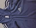 adidas通勤休闲三条纹连帽夹克早秋外套卫衣男装阿迪达斯轻运动   传奇墨水蓝/白   3XL 实拍图