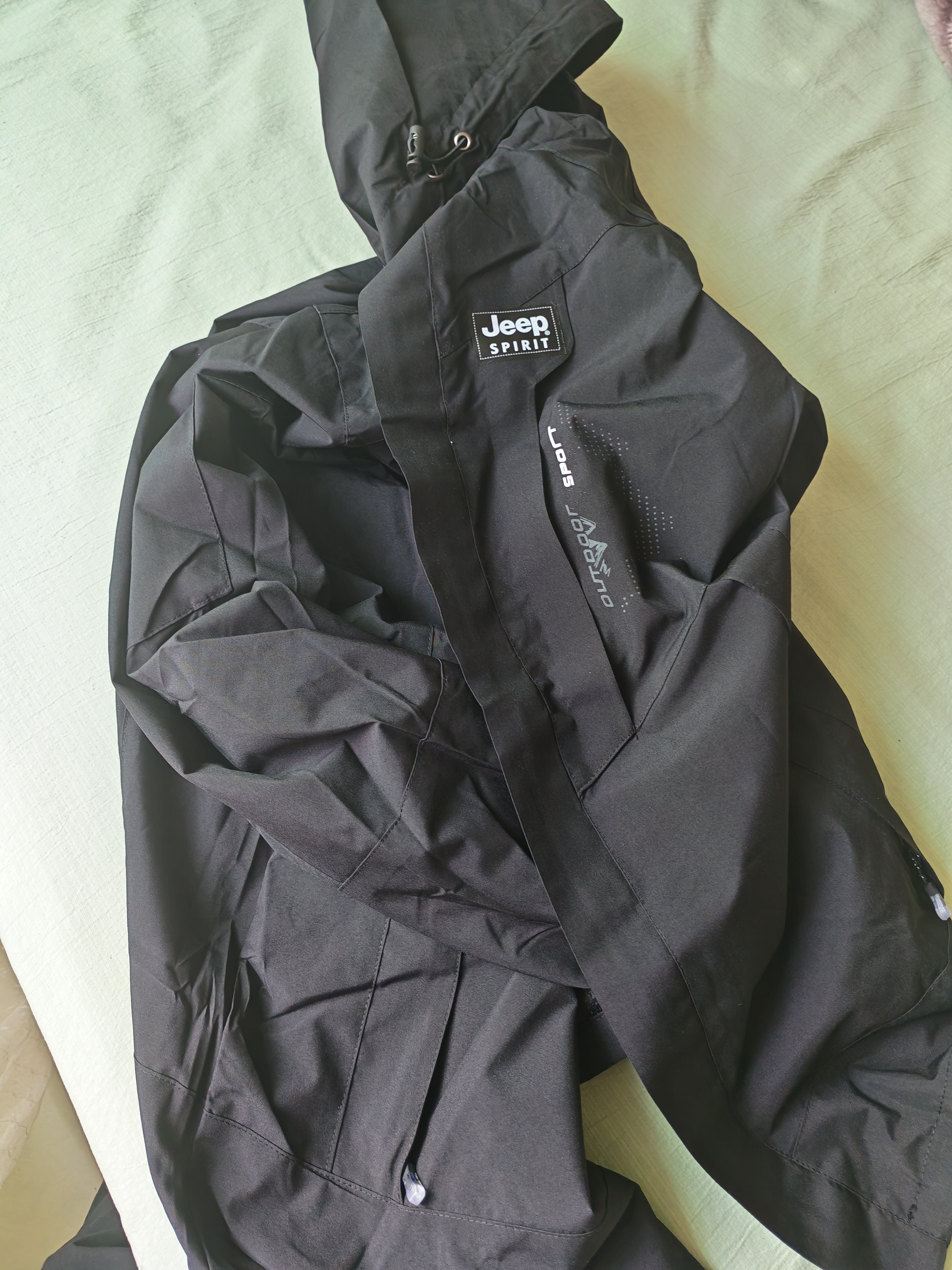 JEEP SPIRIT吉普冲锋夹克衣男女同款春秋季外套户外防风衣保暖冲锋外套 实拍图