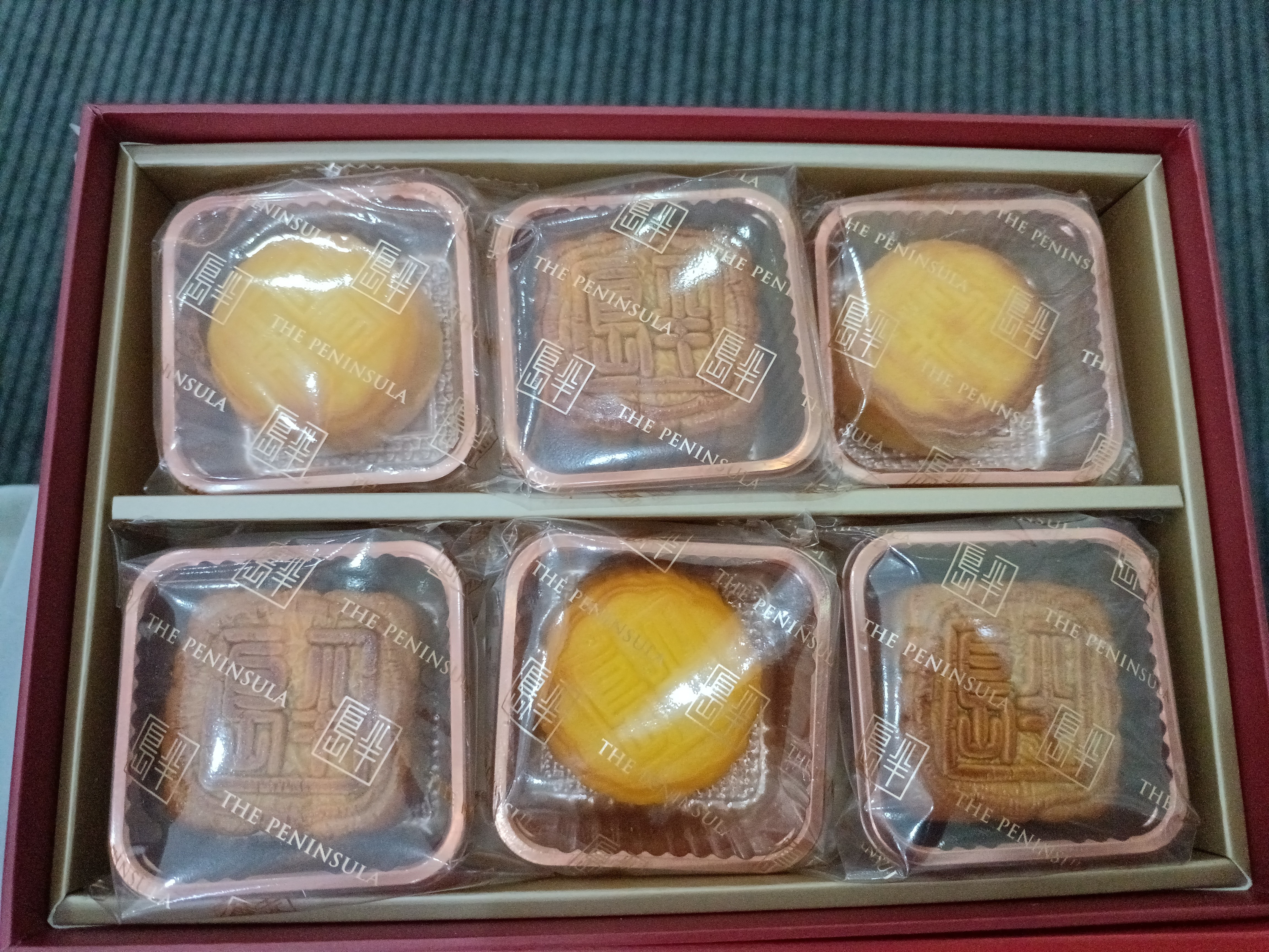 半岛迷你奶黄及白莲蓉6粒285g进口港式月饼中秋节团购送礼礼盒 实拍图