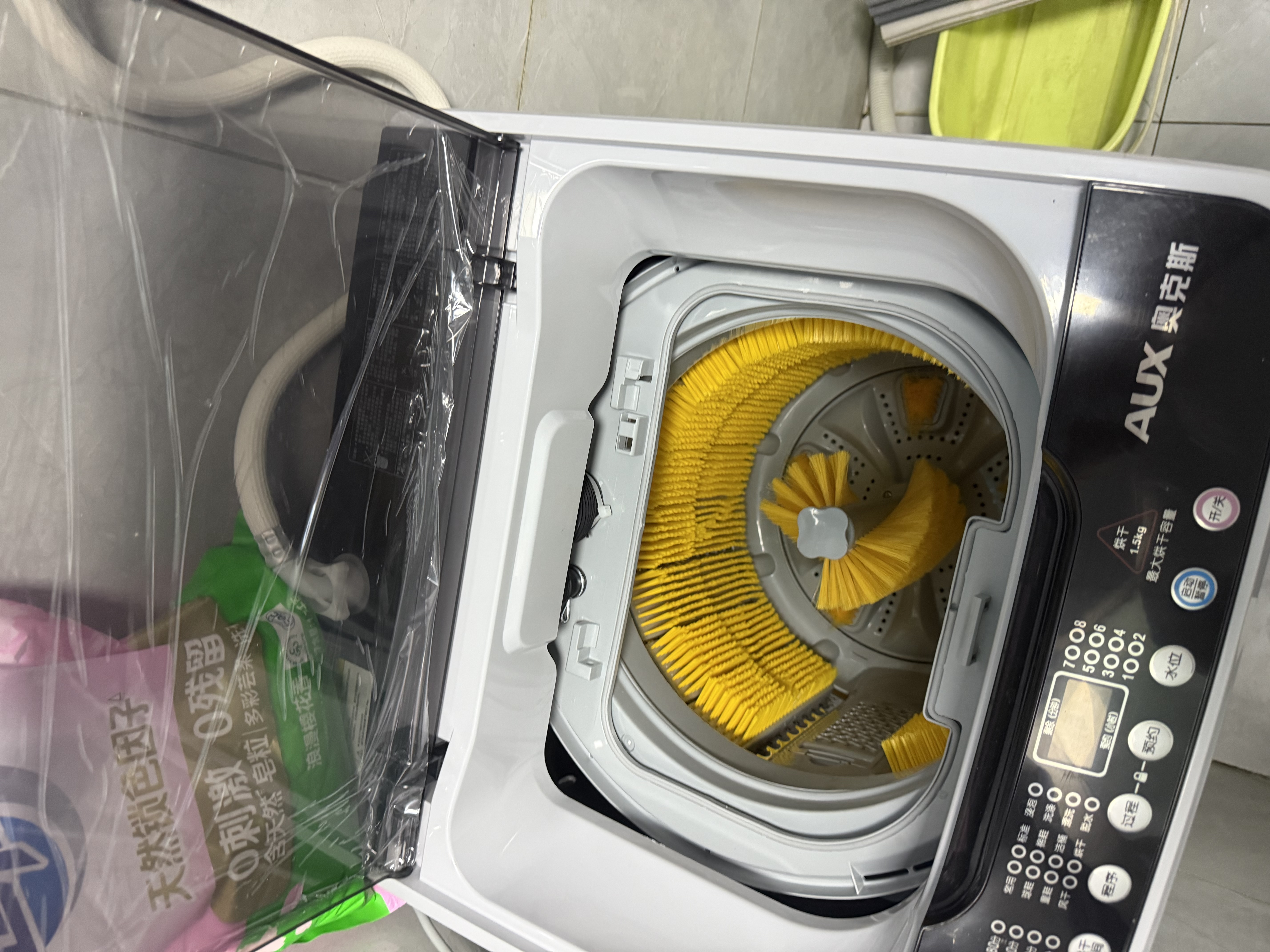 奥克斯（AUX）全自动免拆鞋带洗鞋机家用宿舍小型懒人刷鞋神器 洗脱一体擦鞋机洗袜机鞋衣两用洗鞋机刷鞋机 豪华版130【热烘干】17壁刷+全自动+底刷 实拍图
