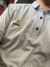 皮尔卡丹短袖T恤男棉夏季翻领polo体恤衫上衣服男士短袖男装t恤打底衫 177浅灰 XL （125-140斤） 实拍图