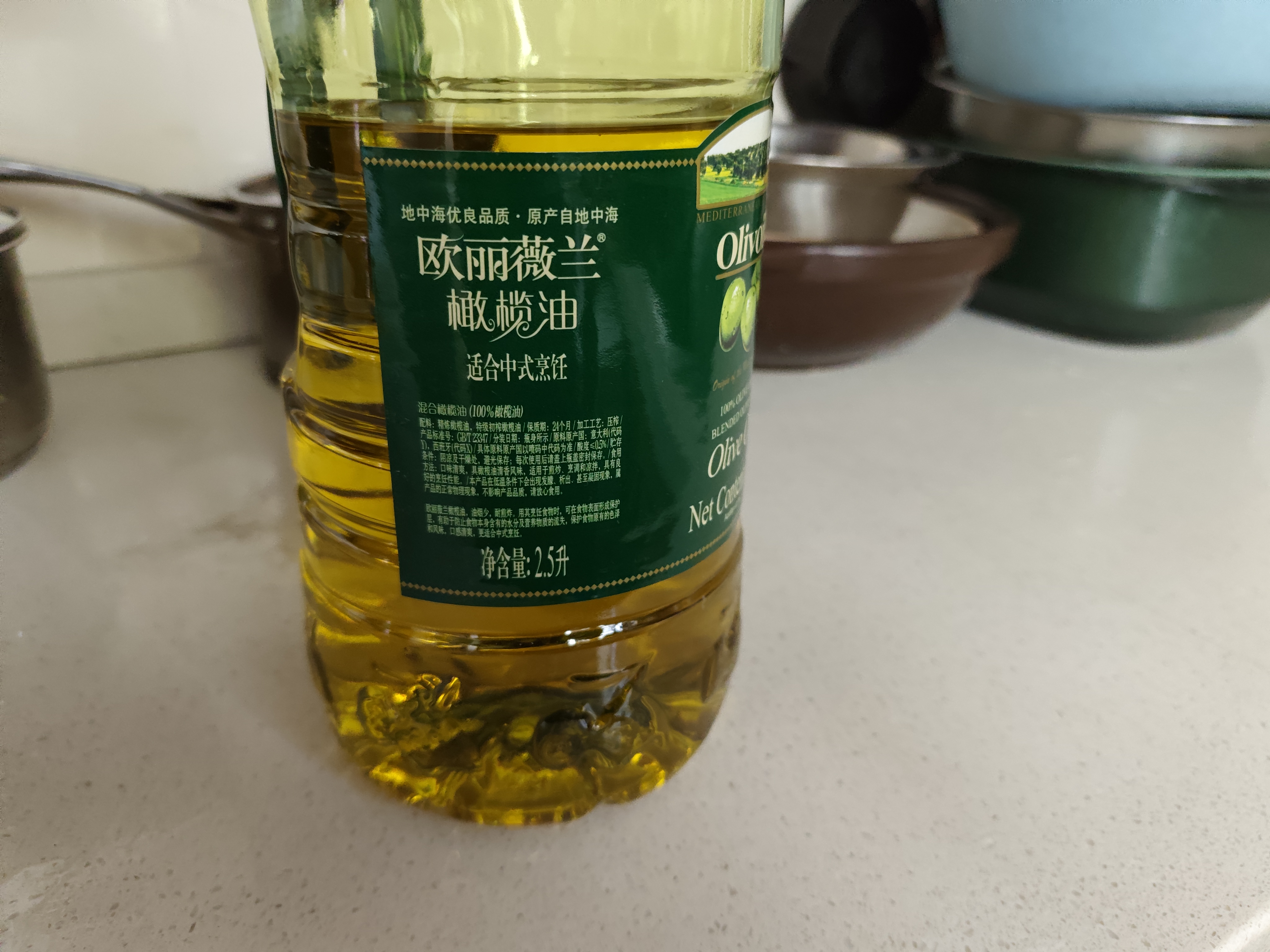 欧丽薇兰Olivoila【保真橄榄油】食用油 纯正橄榄油2.5L 实拍图