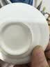 韵化羊脂玉瓷陶瓷盖碗单个悬停敬茶杯青花功夫茶具盖子悬浮泡茶碗试用 羊脂玉-水墨江山-悬停三才盖碗 实拍图