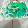 蒙玛特儿童早教印章海绵笔刷滚筒涂颜料工具手指画颜料DIY绘画画刷18件套  实拍图