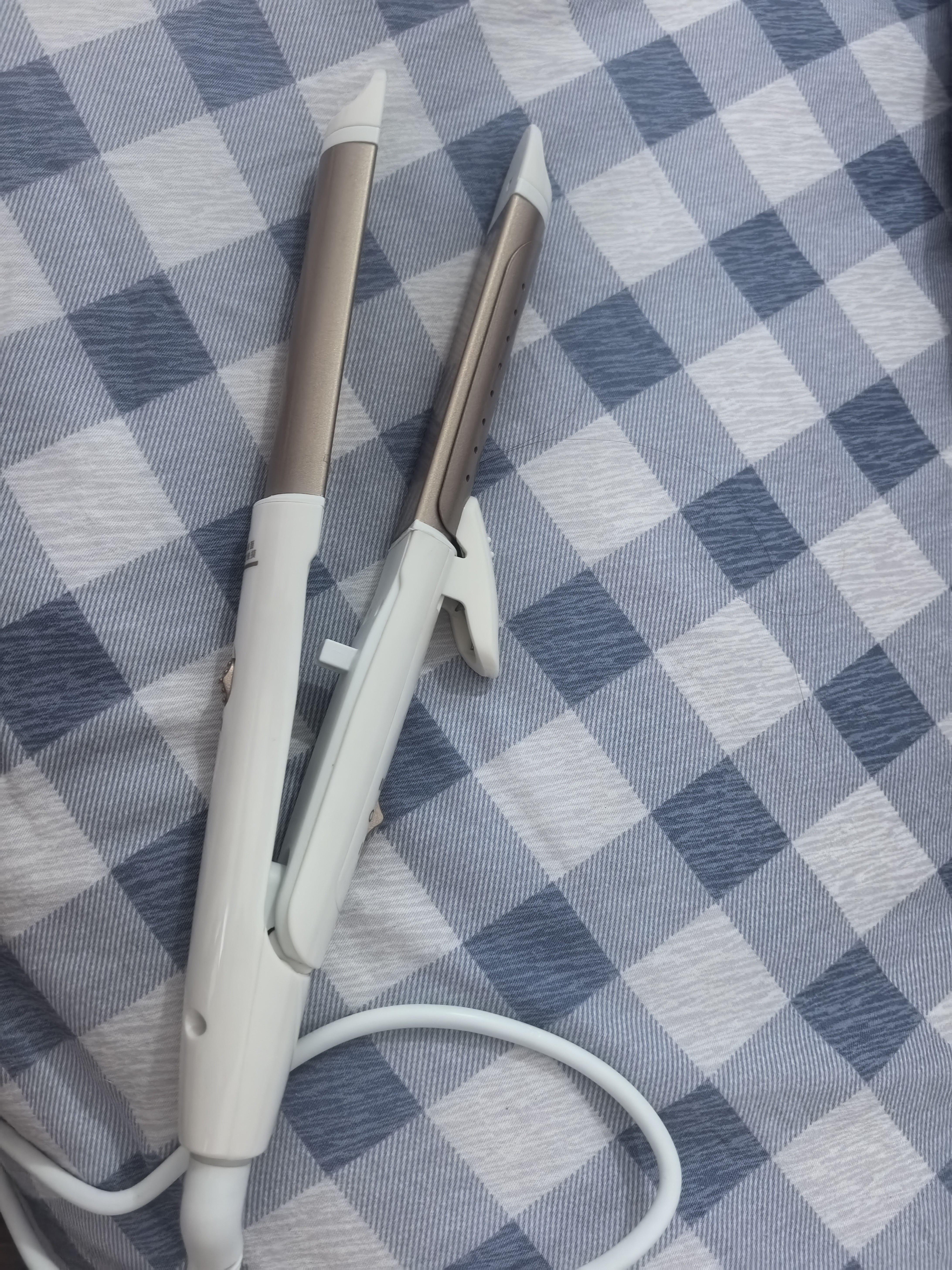 奔腾（POVOS）【中秋节礼物】卷发棒卷直发器两用卷发器直发器迷你夹板刘海烫发美发电卷棒PR5073节日送女友 实拍图