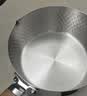 三四钢雪平锅316L不锈钢奶锅汤锅食品级无涂层煮面22cm带蒸笼 38123 实拍图