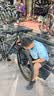 永久自行车成人山地车自行车学生男女铝合金变速公路自行车油碟单车 【铝架/全套轴承 油碟】摩天灰 24速 26寸【推荐155-185cm】 实拍图