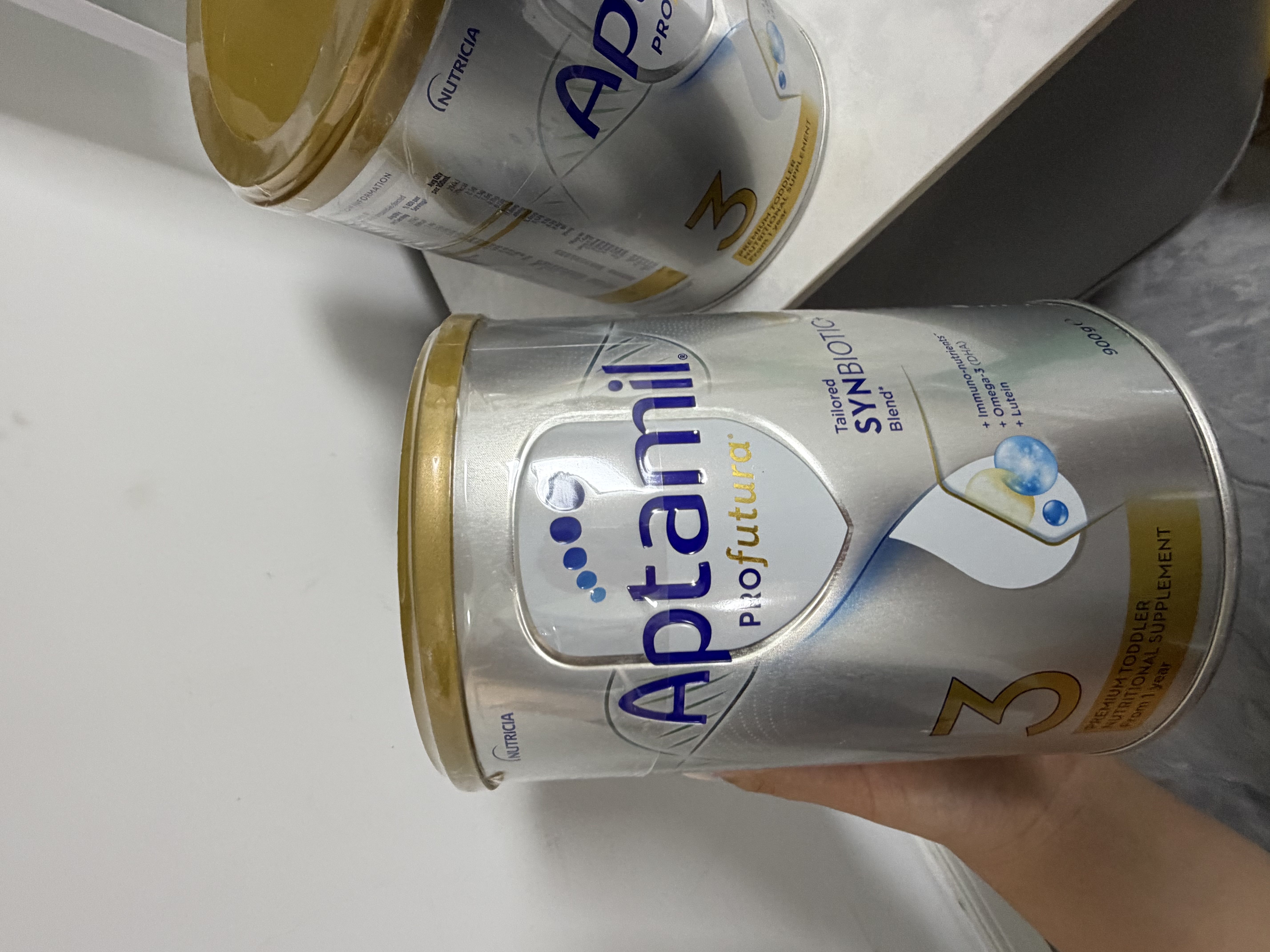 爱他美（Aptamil）白金澳洲版 幼儿配方奶粉 3段(12-36个月) 900g 3罐箱装 实拍图