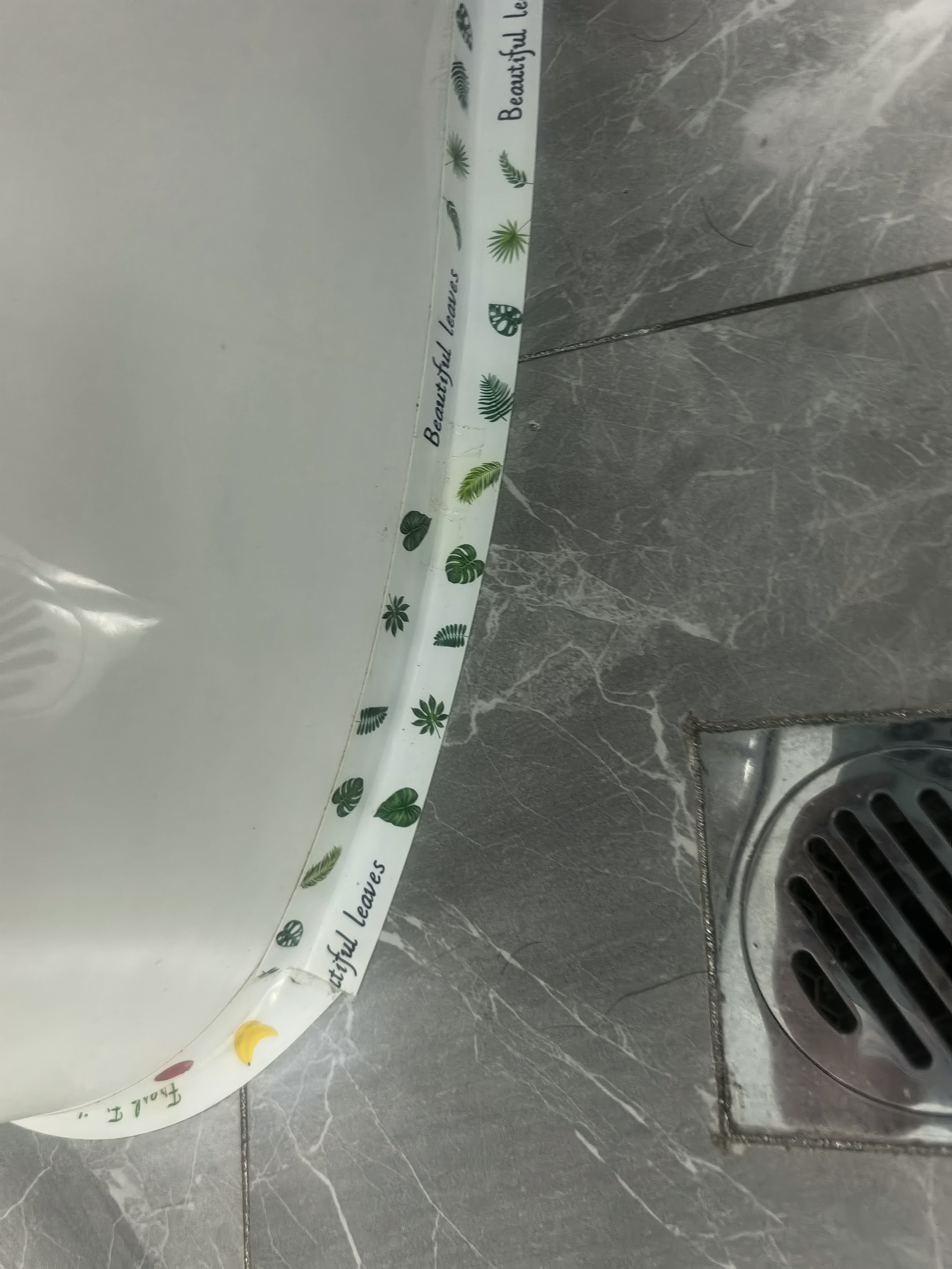 卫生间防水美缝贴厨房灶台水池贴厕所马桶贴浴室地面美缝贴 美缝贴 自由裁剪【6米】加厚无缝贴合 实拍图