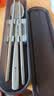 双枪钛健康不锈钢筷子勺子套装 便携餐具盒整套学生上班族专用3件套 实拍图