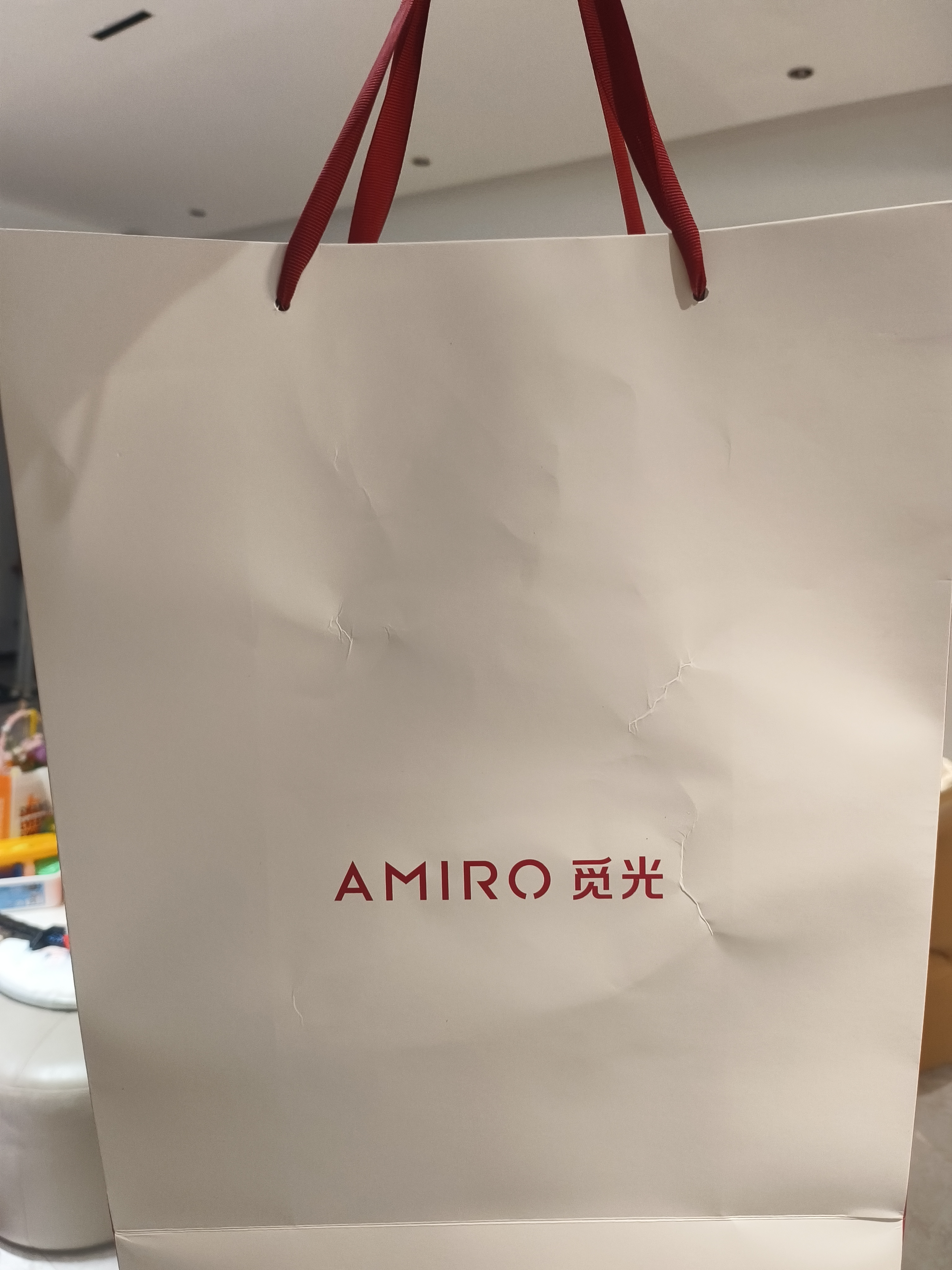 AMIRO觅光化妆镜带灯LED智能美妆镜 学生宿舍桌面台式梳妆镜高清补光镜子生日礼物送女友中秋节Mini3极简白 实拍图