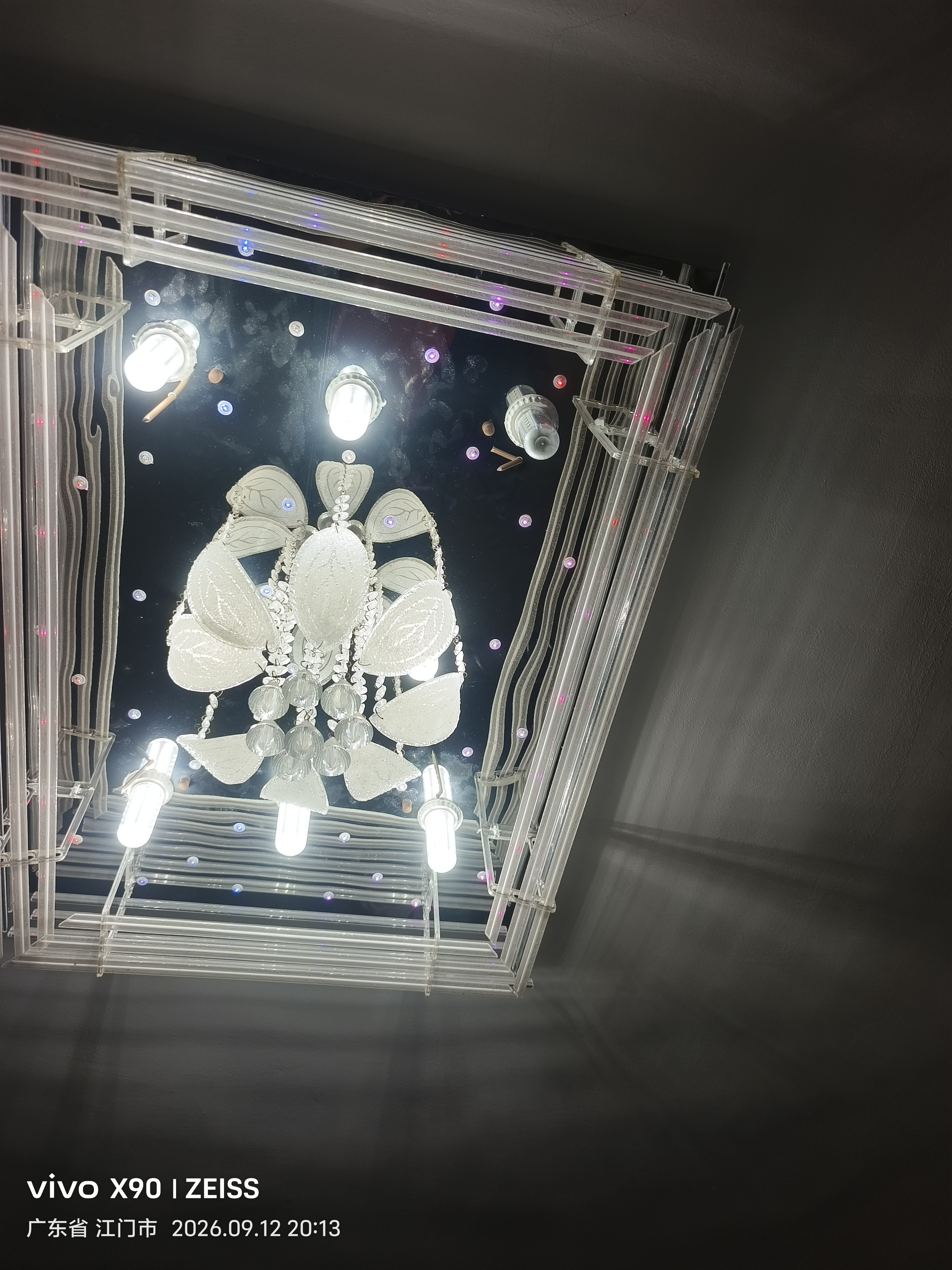 佛山照明led灯泡E27大螺口玉米灯泡蜡烛泡水晶灯泡9W白光6500K 实拍图