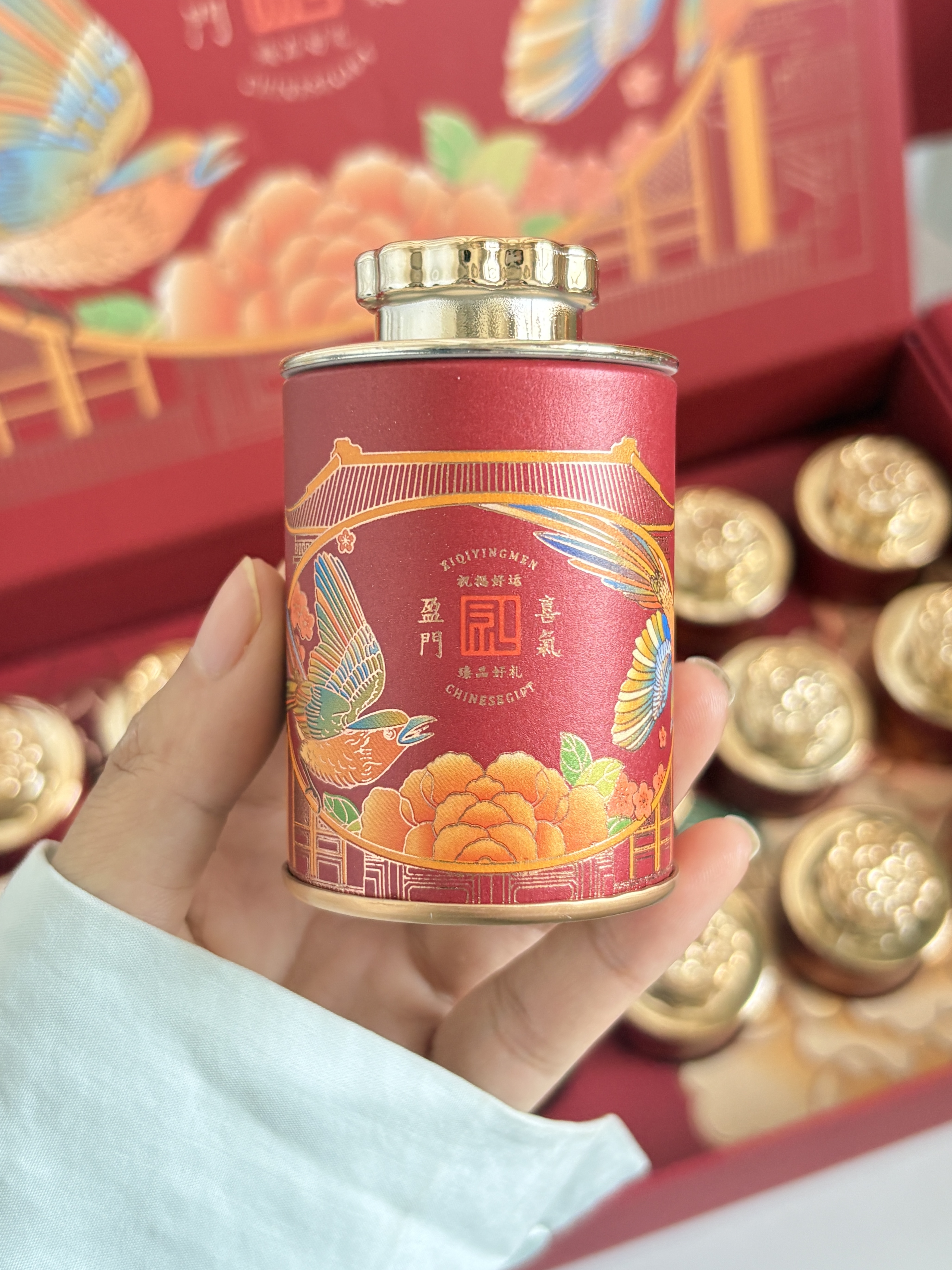 尖造大红袍茶叶礼盒装武夷山岩茶乌龙茶小罐礼盒中秋节送礼品长辈180g 实拍图