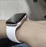 Apple/苹果/苹果 Watch S11 智能手表GPS款42毫米玫瑰金色铝金属表壳淡桃粉色运动型表带S/M MEUN4CH/B 实拍图