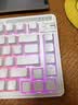 珂芝（KZZI）K75V2三模客制化机械键盘无线蓝牙有线电竞游戏家用办公82键RGB背光ABS键帽Gasket星月白紫玉轴 实拍图