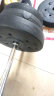 艾美仕（AiMeiShi）杠铃套装男士家用健身杠铃杆举重硬拉器材包胶哑铃女卧推扛玲组合 60公斤杠铃+1.5米杆 实拍图