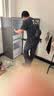 海尔「一级能效风冷无霜」165L两门家用小户型电冰箱真节能省电抗菌净味灰色HC2-165WGHC2E9S9国家补贴 实拍图