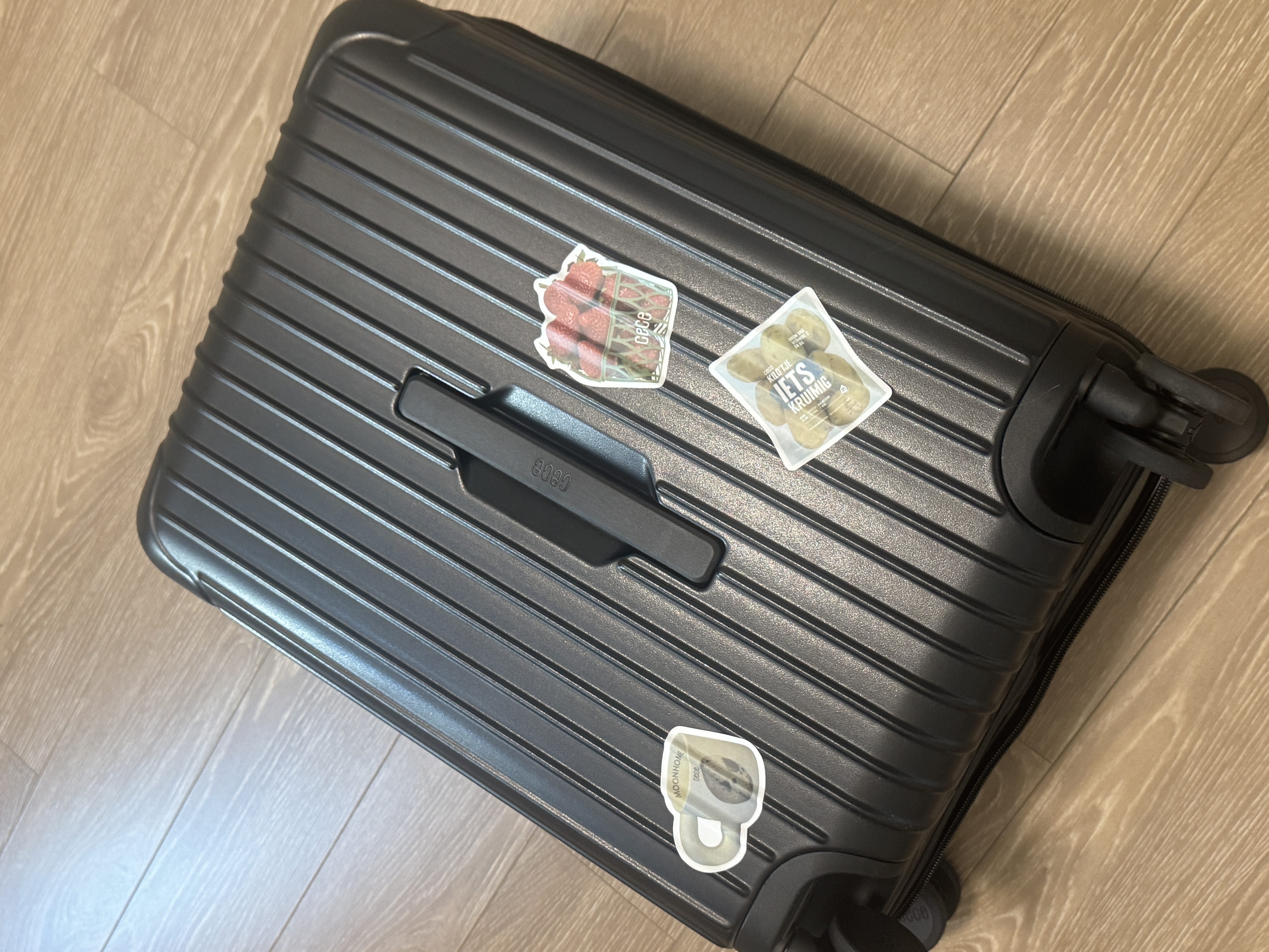cece大容量行李箱女旅行拉杆箱学生万向轮密码皮箱男 20英寸  钢琴黑 实拍图