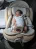 Heekin引领者儿童安全座椅汽车车载用0-12岁新生婴儿宝宝175°可坐可躺 香槟金-智能MAX(智能版加配+全罩式遮阳棚) 实拍图