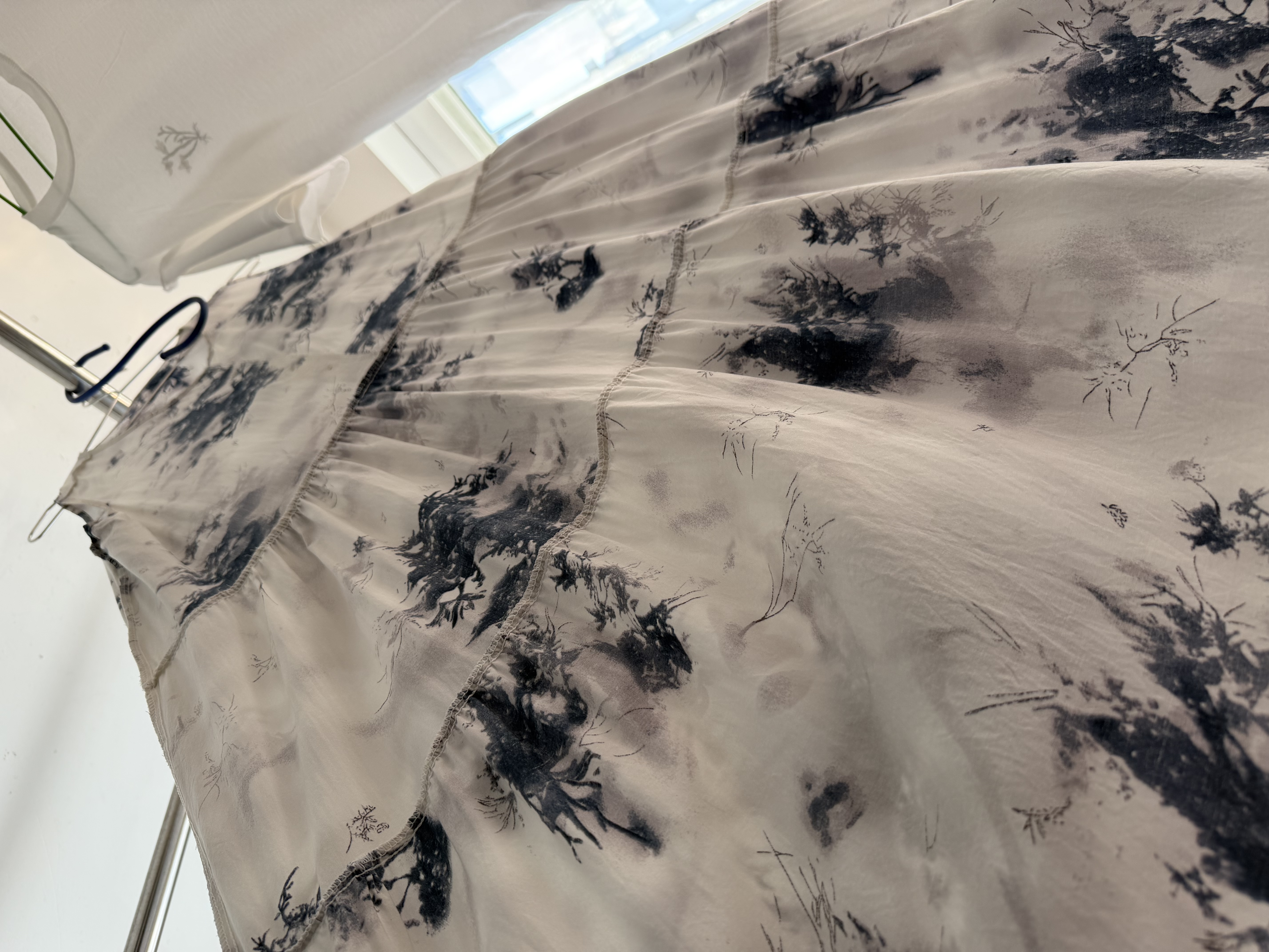 都市丽人国风背心长裙女款棉绸薄款可外穿睡衣宽松甜美睡裙新中式连衣裙R 实拍图
