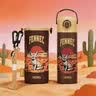 膳魔师（THERMOS）轻便直饮杯316L不锈钢保温杯学生儿童水杯500mL 黄棕 实拍图