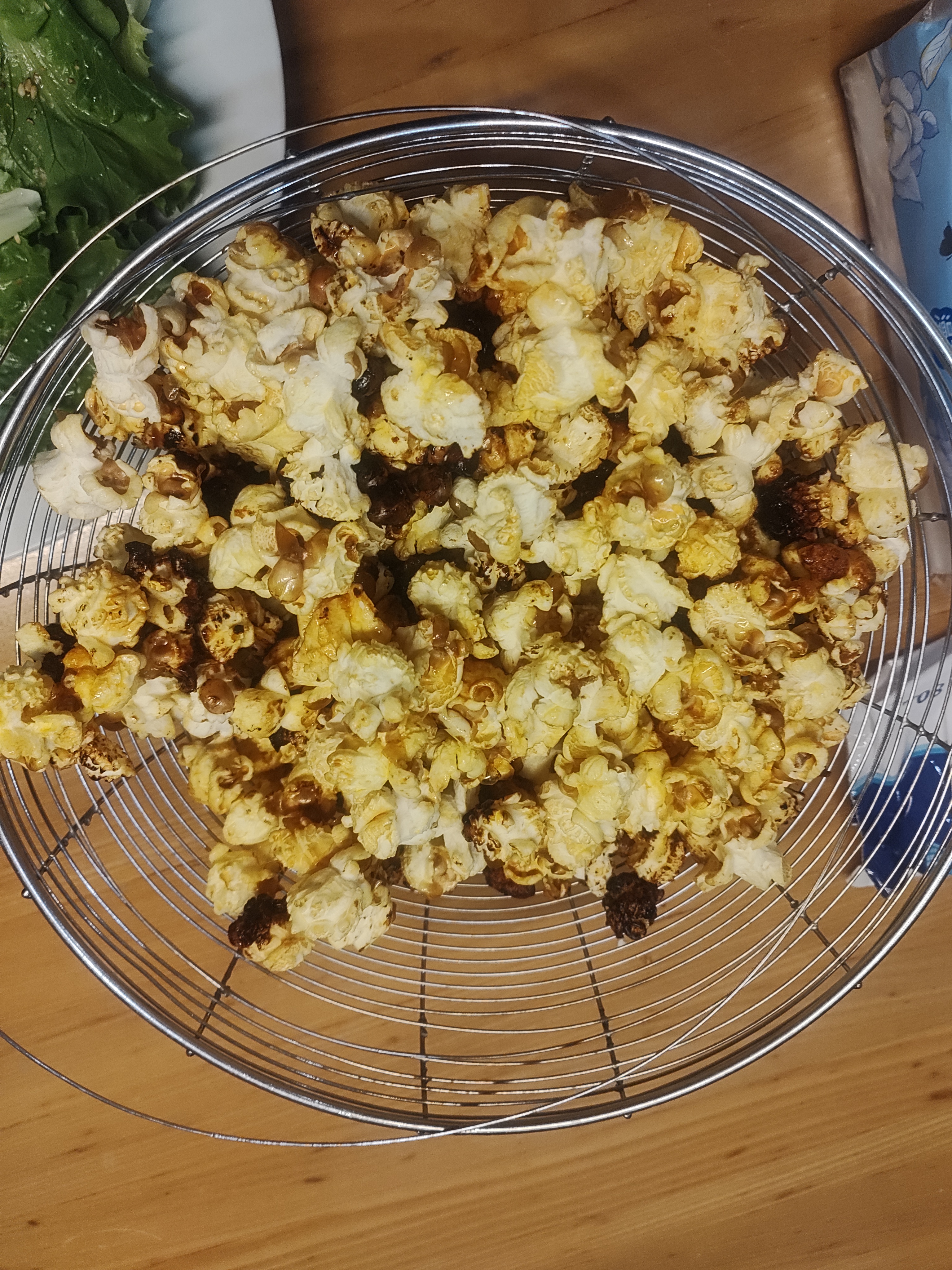 展艺奶油味三合一爆米花玉米粒 200g*3 自制爆米花看电影露营休闲零食 实拍图